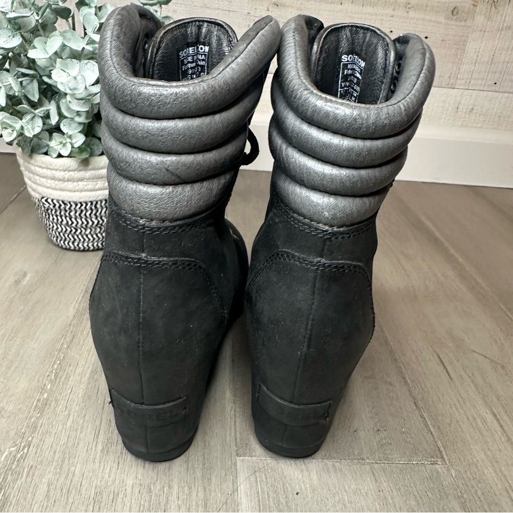SOREL WOMEN'S CONQUEST WEDGE WATERPROOF SNOW BOOTS  7 - Picture 10 of 16